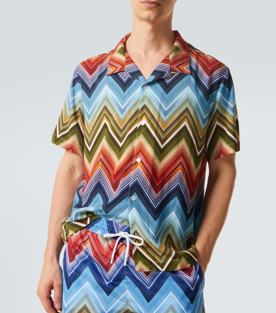 Zigzag bowling shirt | Missoni