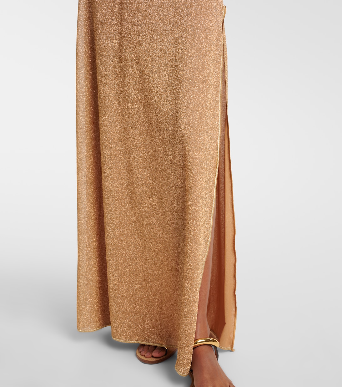 Robe longue en lamé | Oséree