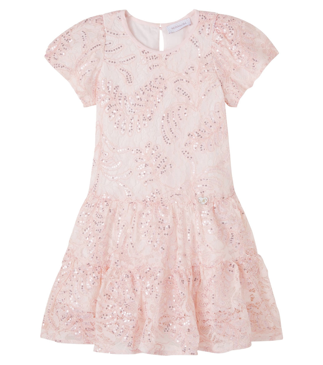 Sequined tiered dress | Monnalisa