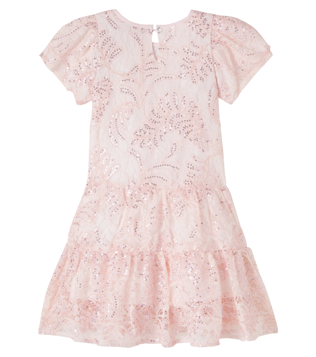 Sequined tiered dress | Monnalisa