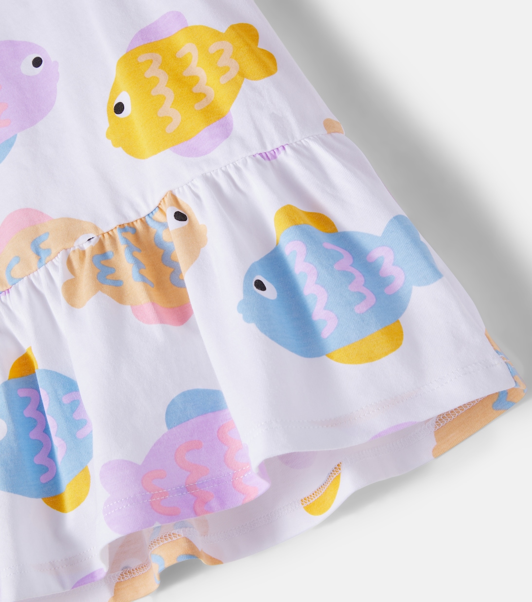Baby printed cotton jersey dress | Stella McCartney Kids