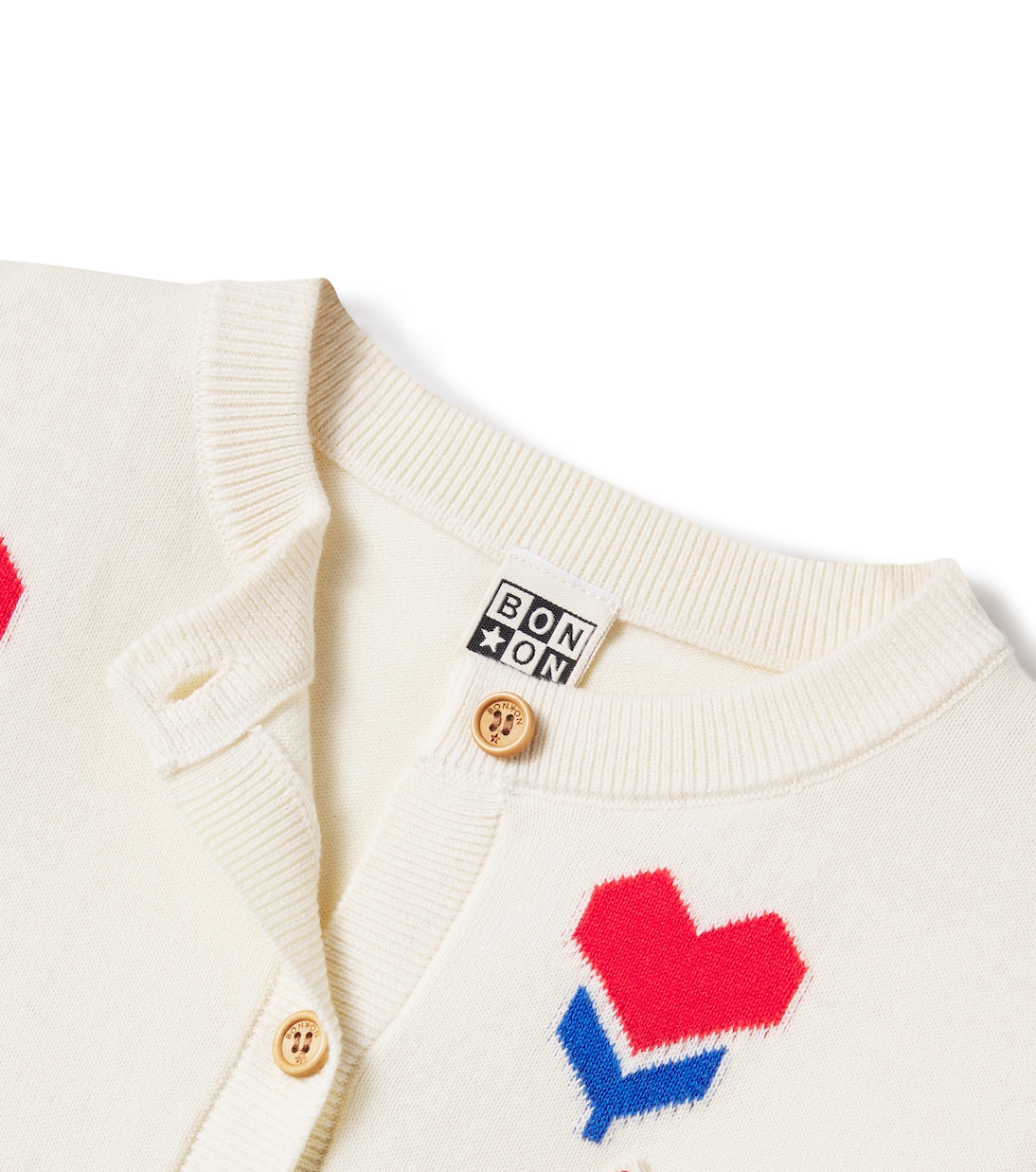 Nina jacquard cotton cardigan  | Bonton