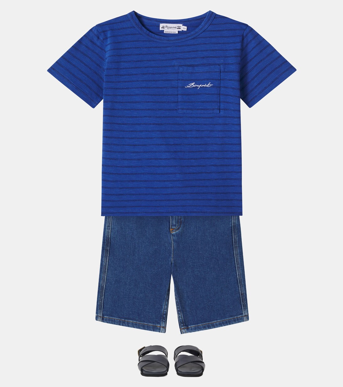 T-shirt Elrador en coton mélangé | Bonpoint