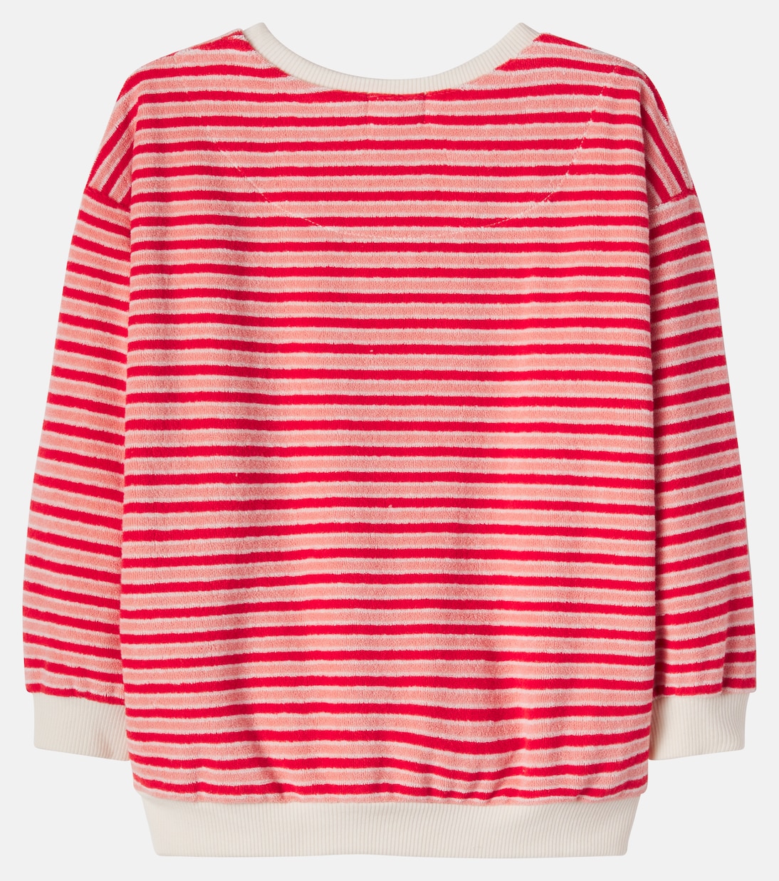 Zen striped cotton-blend terry sweatshirt | Cozmo