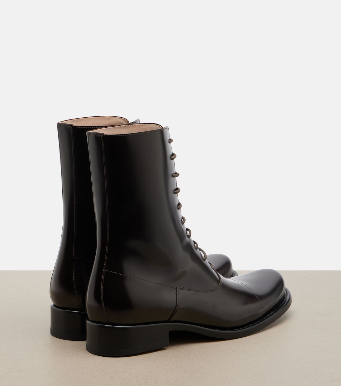 Kai leather lace-up boots | The Row