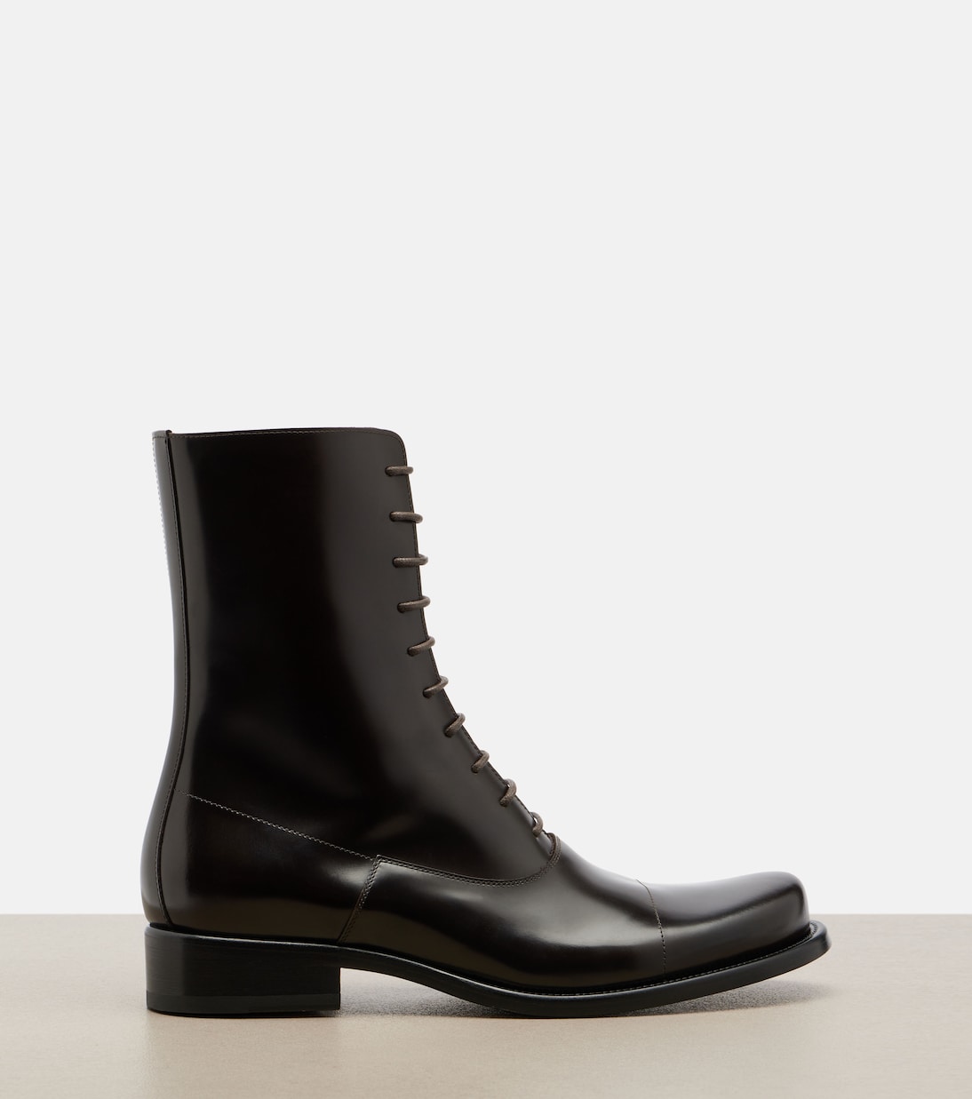 Kai leather lace-up boots | The Row