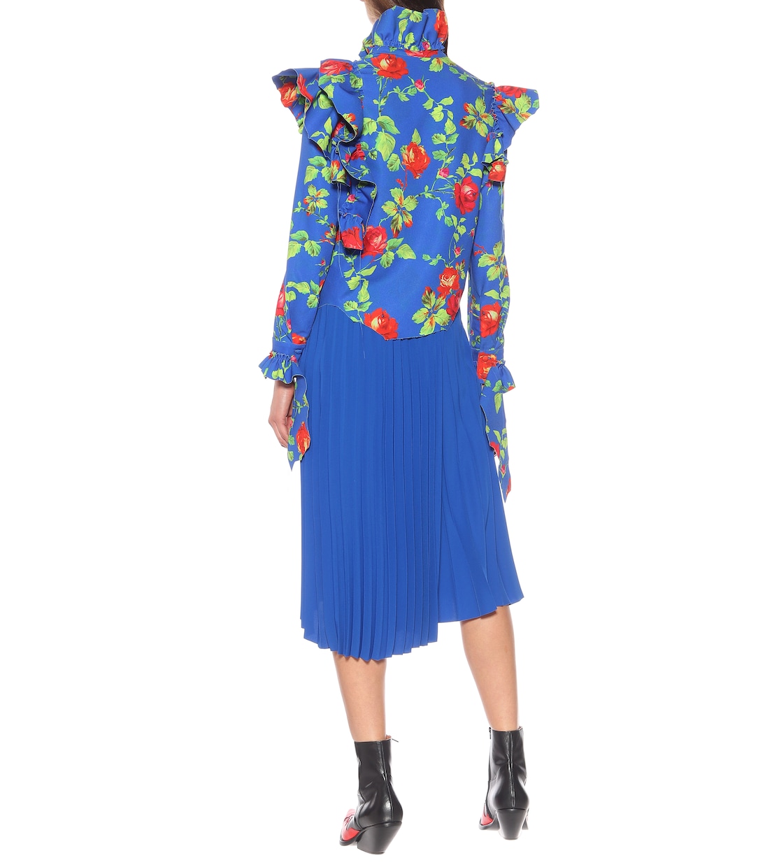 Blouse imprimée en crêpe | Vetements