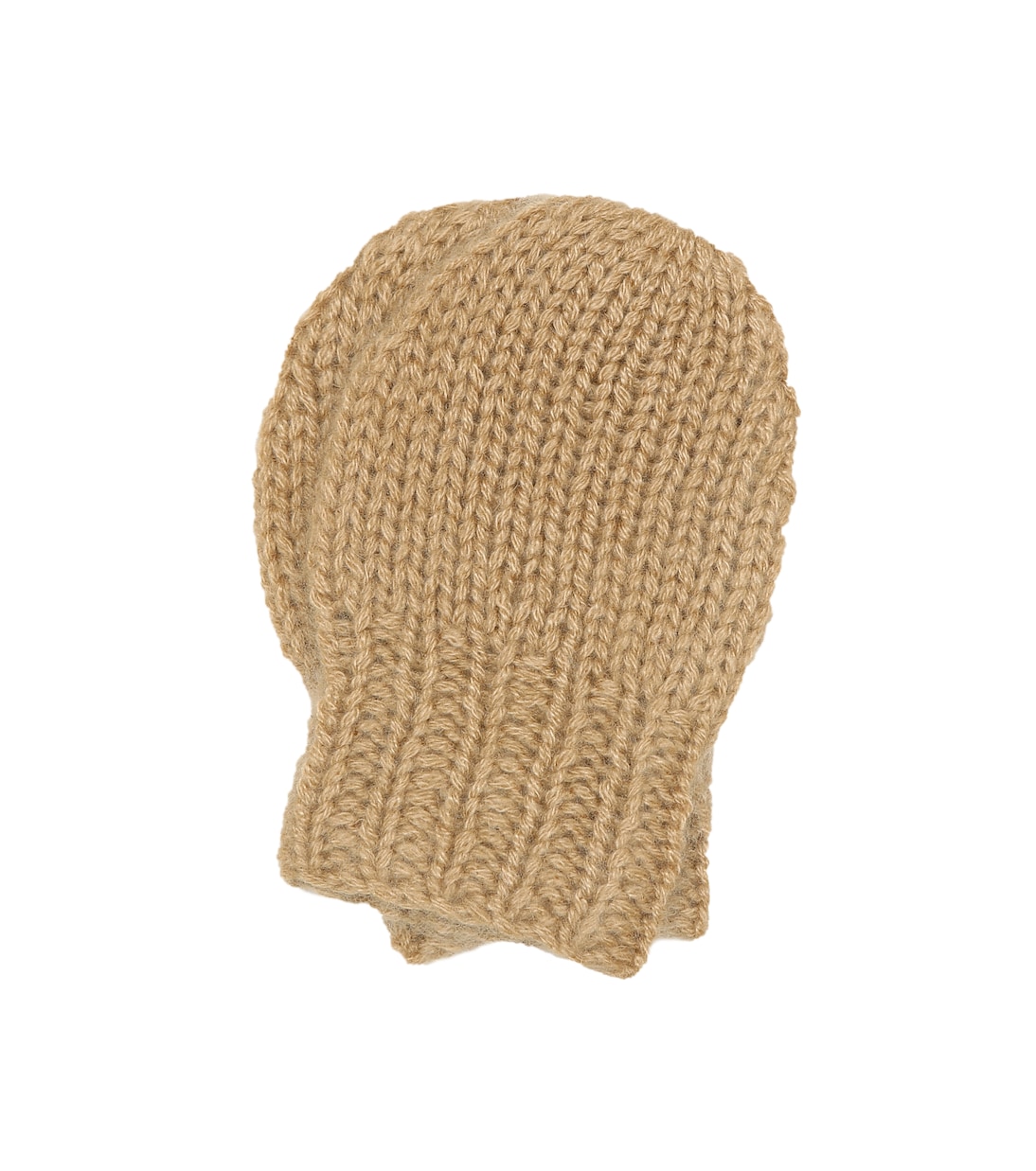 Baby Corncrake cashmere mittens | Caramel