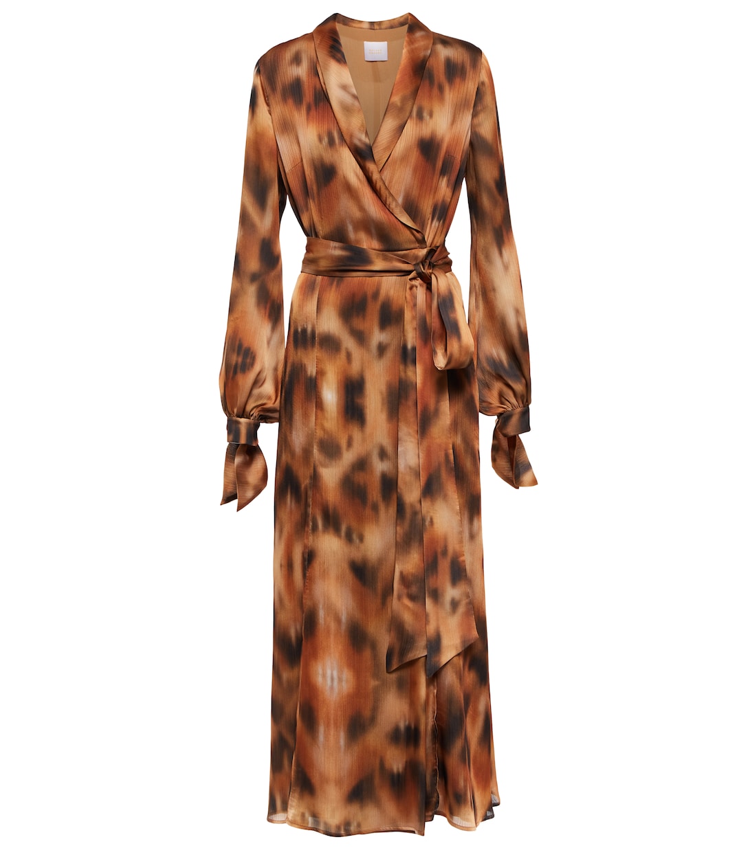 Cabana leopard-print wrap dress | Galvan