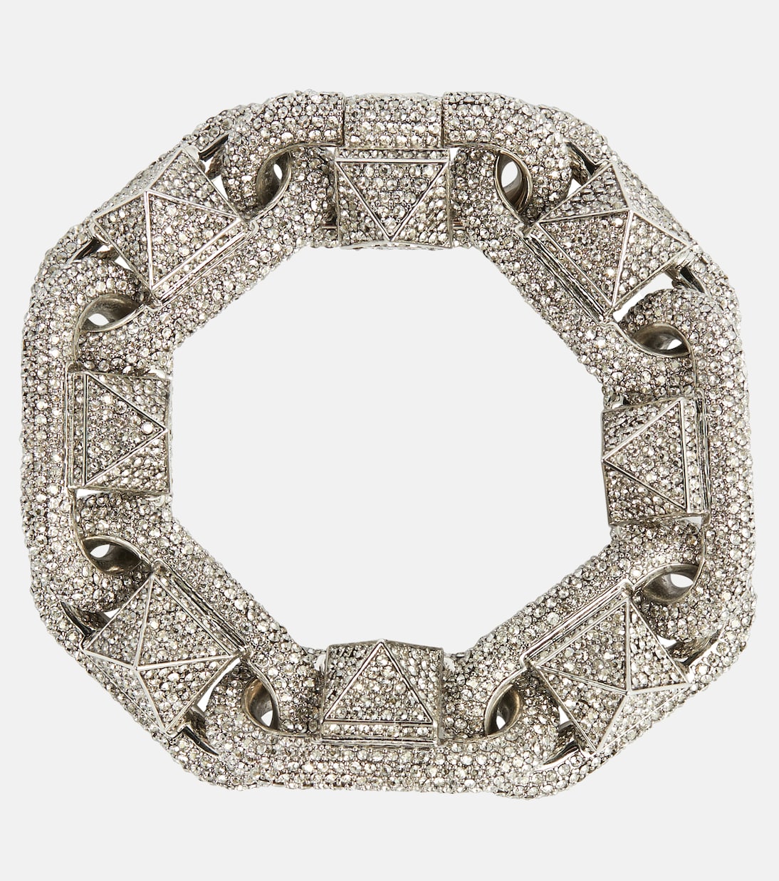 Rockstud Swarovski-embellished bracelet | Valentino