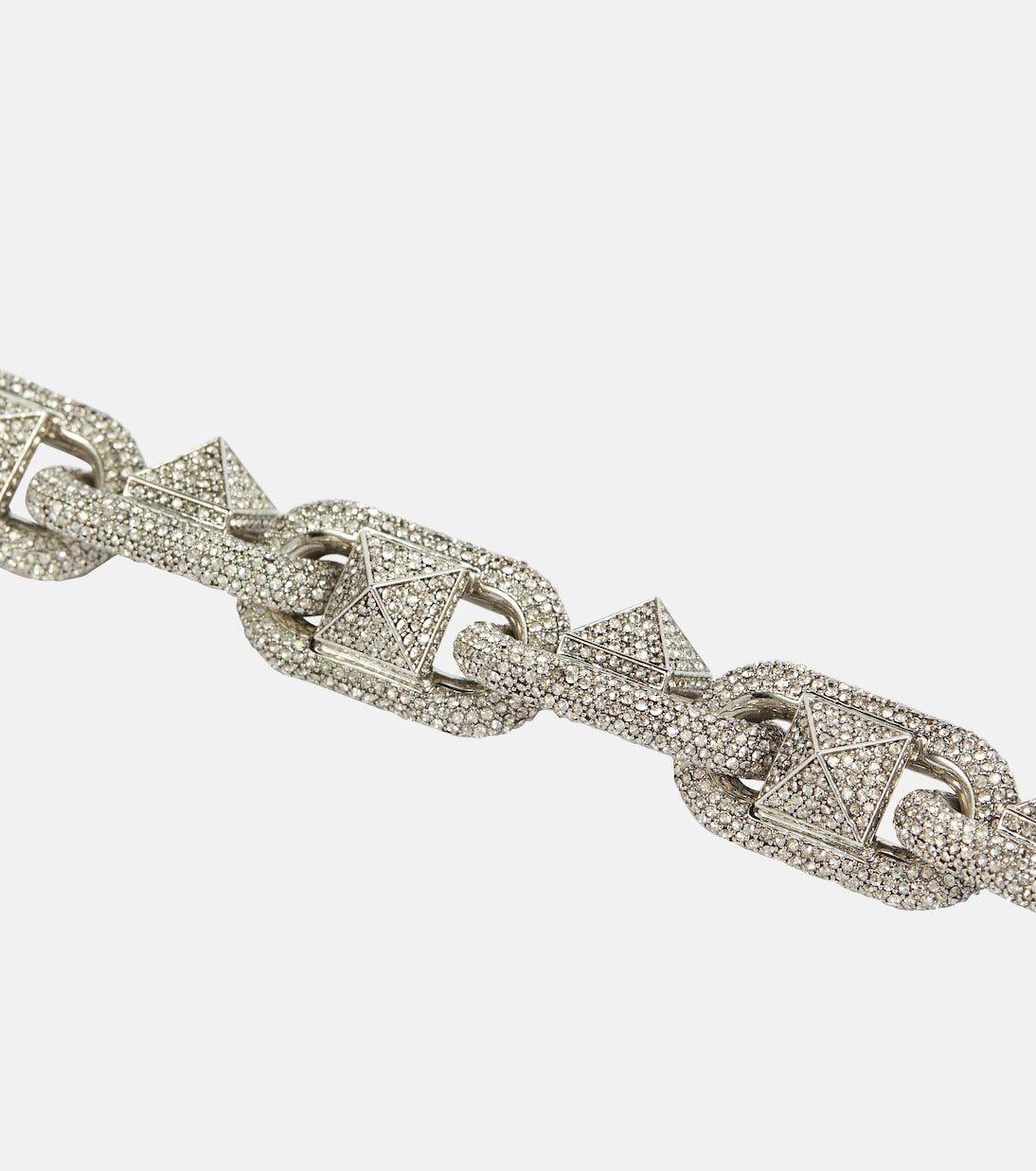 Rockstud Swarovski-embellished bracelet | Valentino