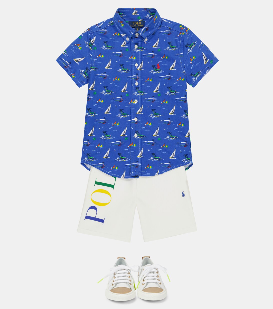 Bedrucktes Hemd aus Baumwolle | Polo Ralph Lauren Kids