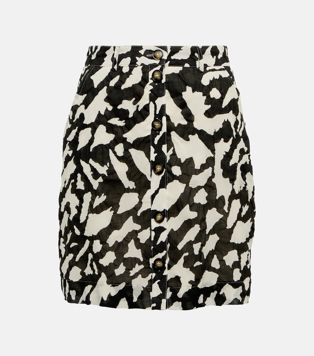 Lycka printed cotton miniskirt | Nanushka