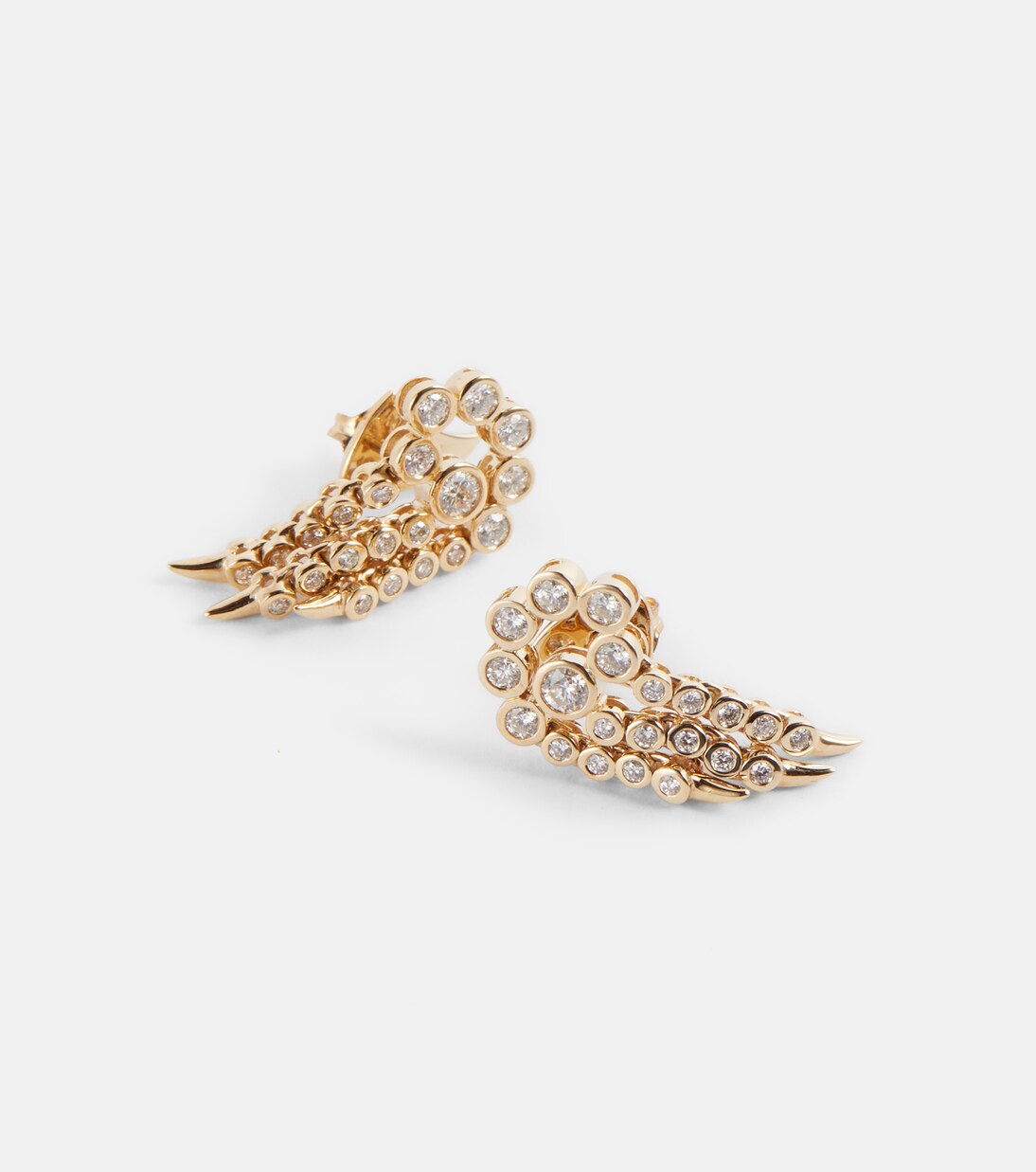 Boucles d’oreilles Sparkler Small en or 14 ct et diamants | Ondyn