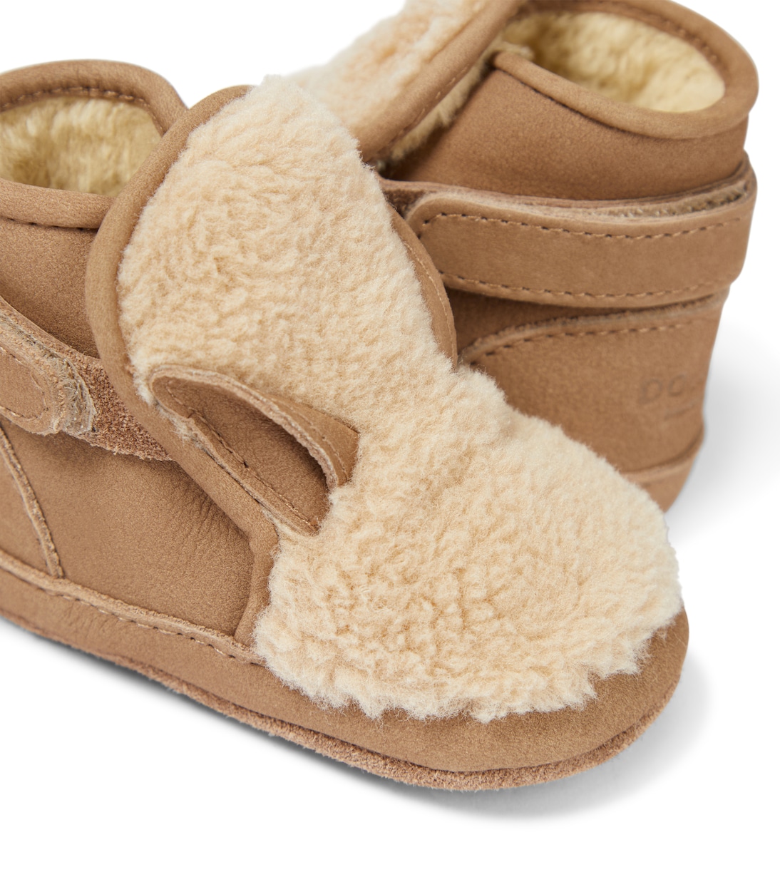 Baby - Scarpine Richy in pelliccia sintetica e pelle | Donsje