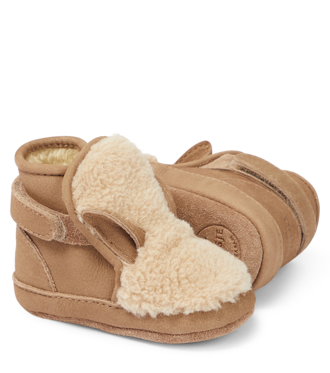 Baby - Scarpine Richy in pelliccia sintetica e pelle | Donsje