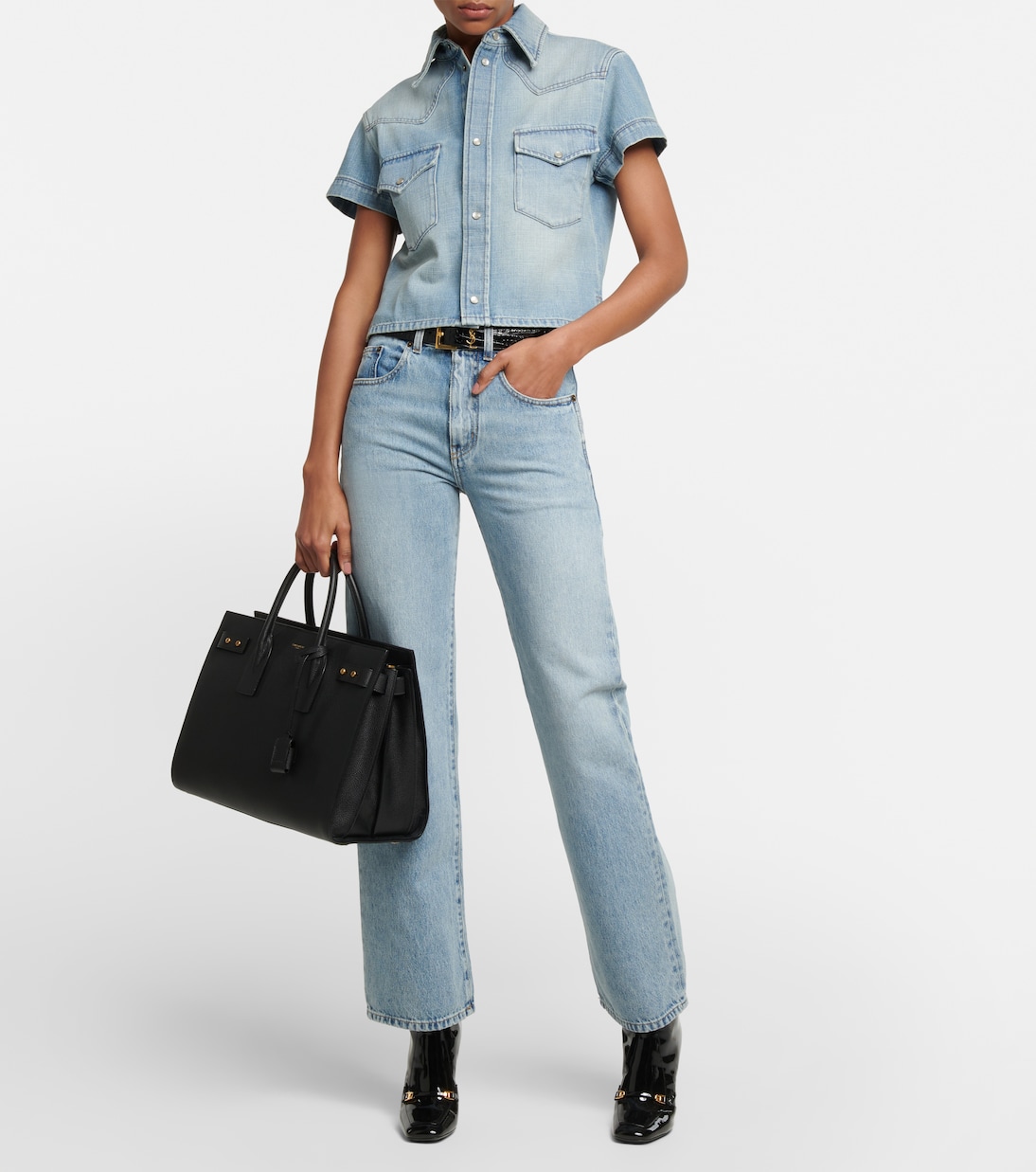 Sac De Jour Medium en cuir | Saint Laurent