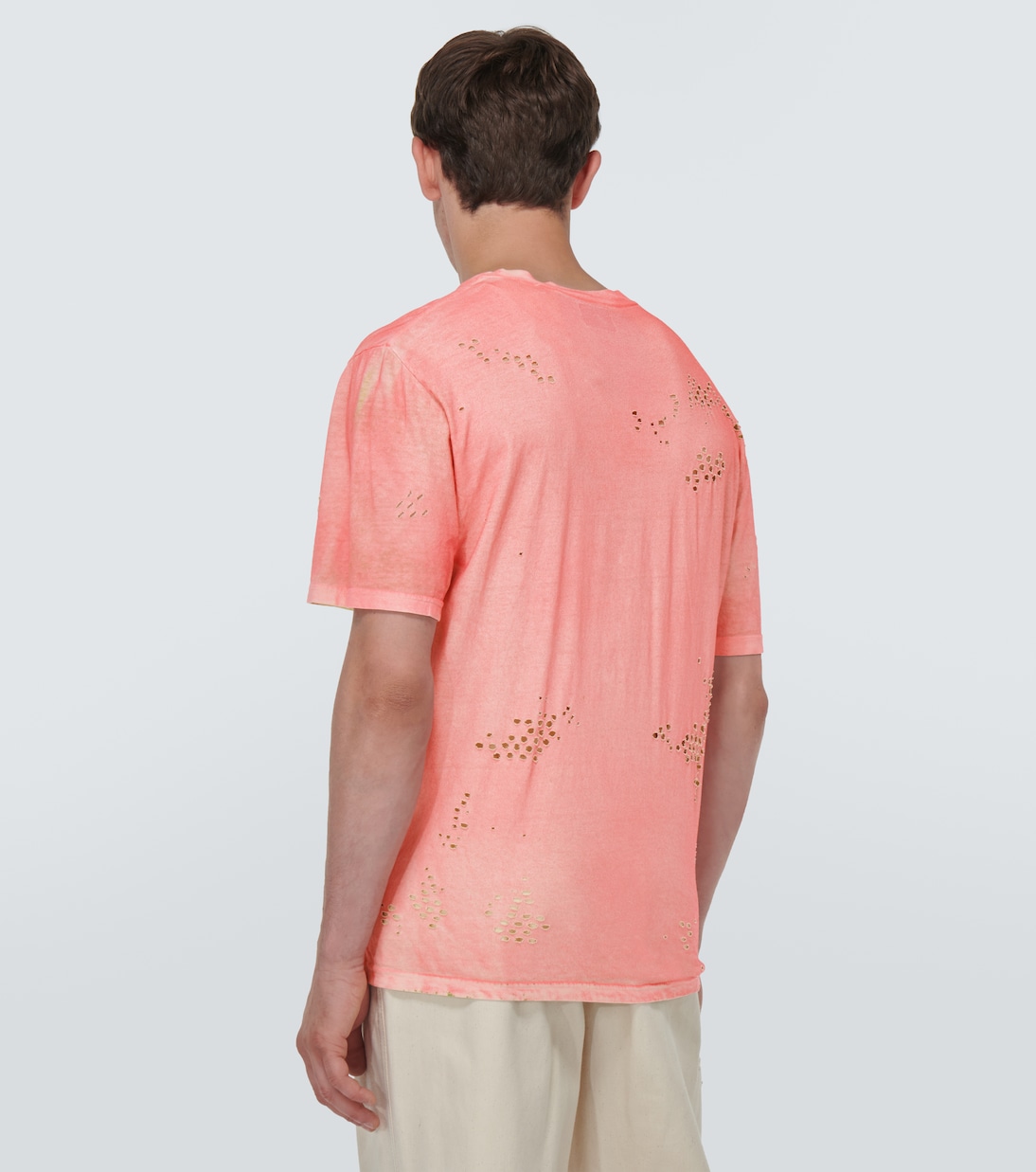 Distressed cotton jersey T-shirt | NotSoNormal