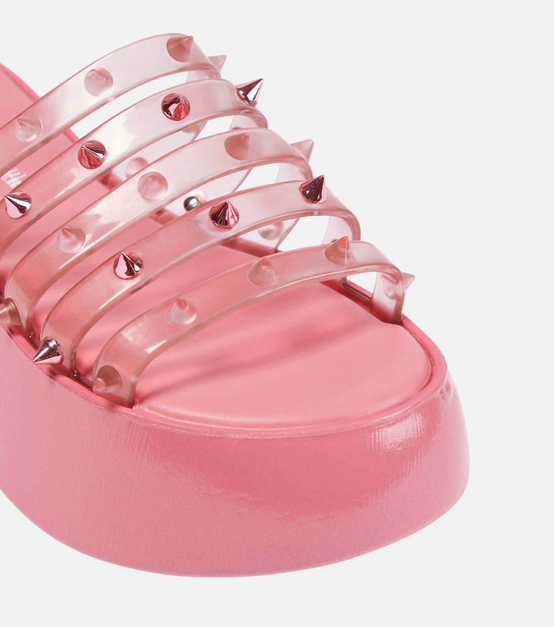 x Melissa Becky Punk platform slides | Jean Paul Gaultier