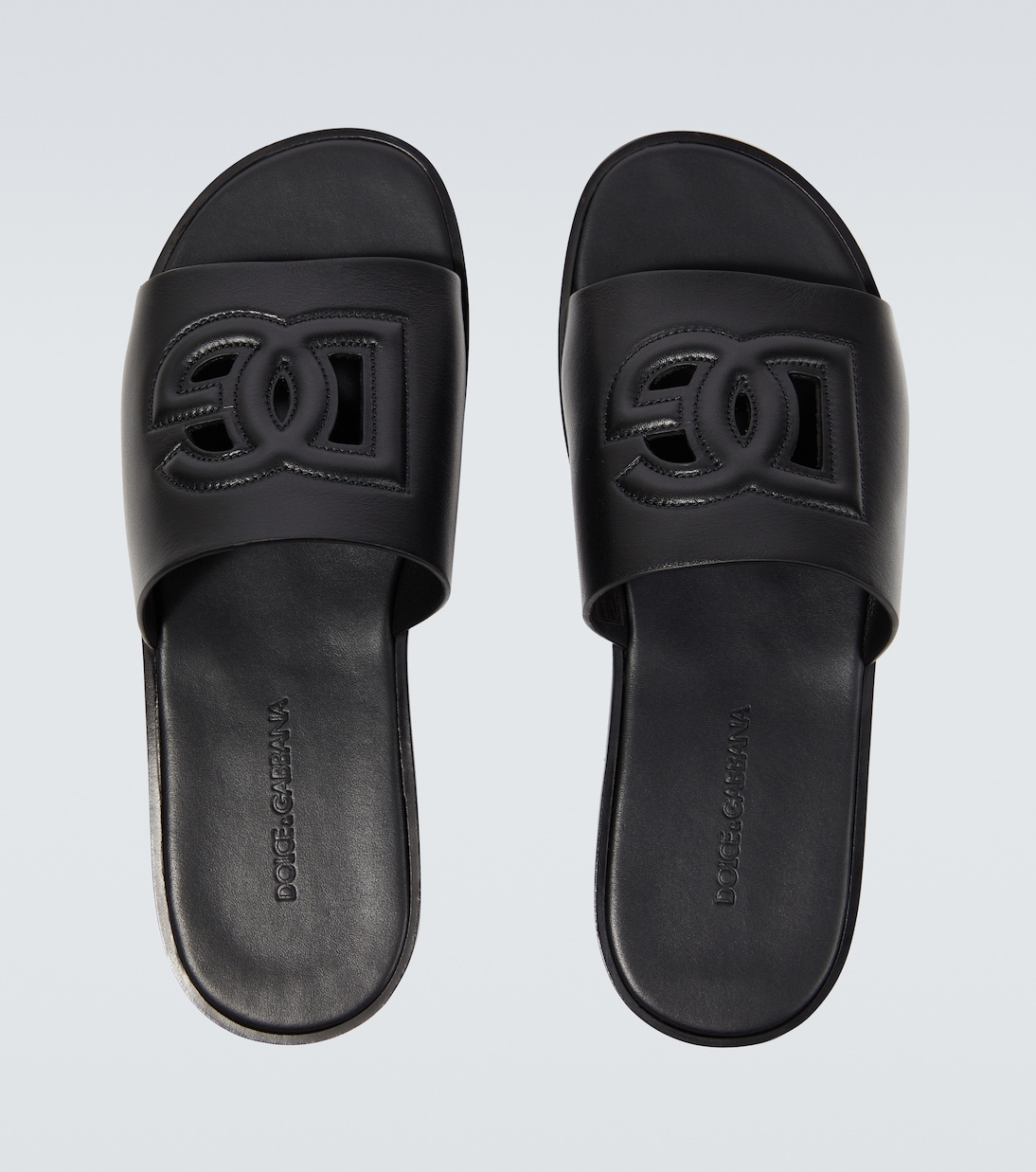 Pantoletten DG aus Leder | Dolce&Gabbana
