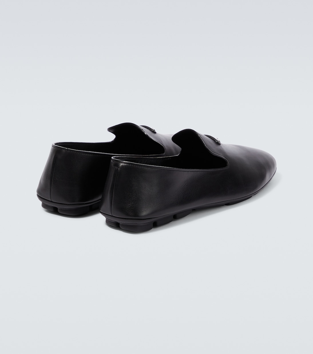 Slip-Ons aus Leder | Prada