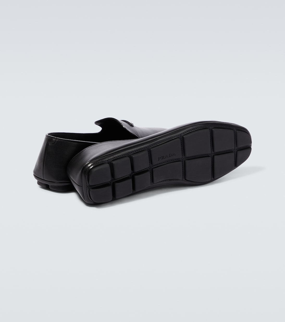 Slip-Ons aus Leder | Prada