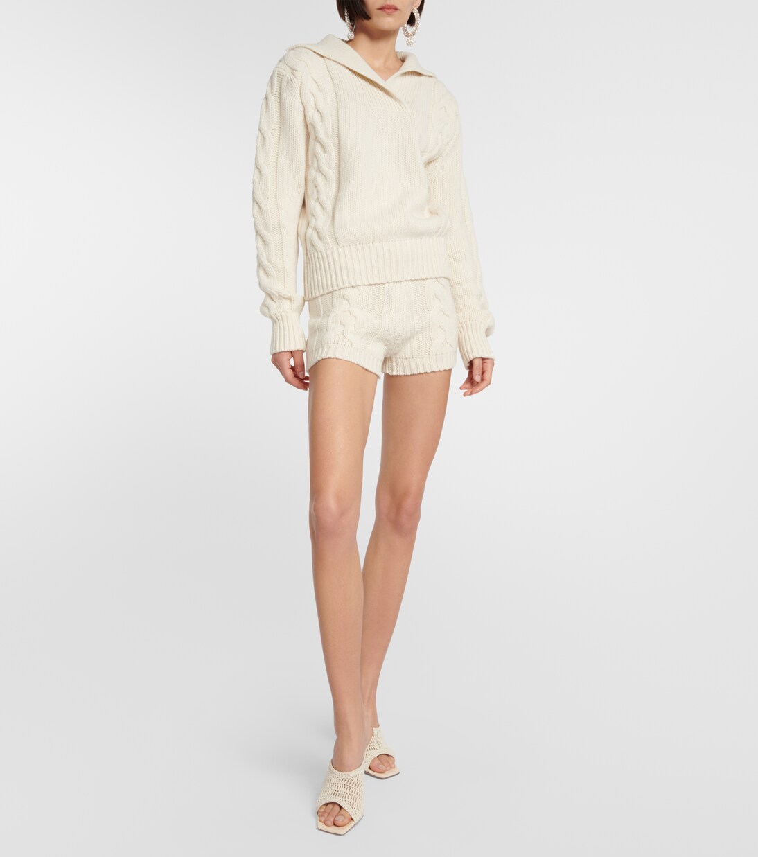 Pullover in cashmere a trecce | Magda Butrym