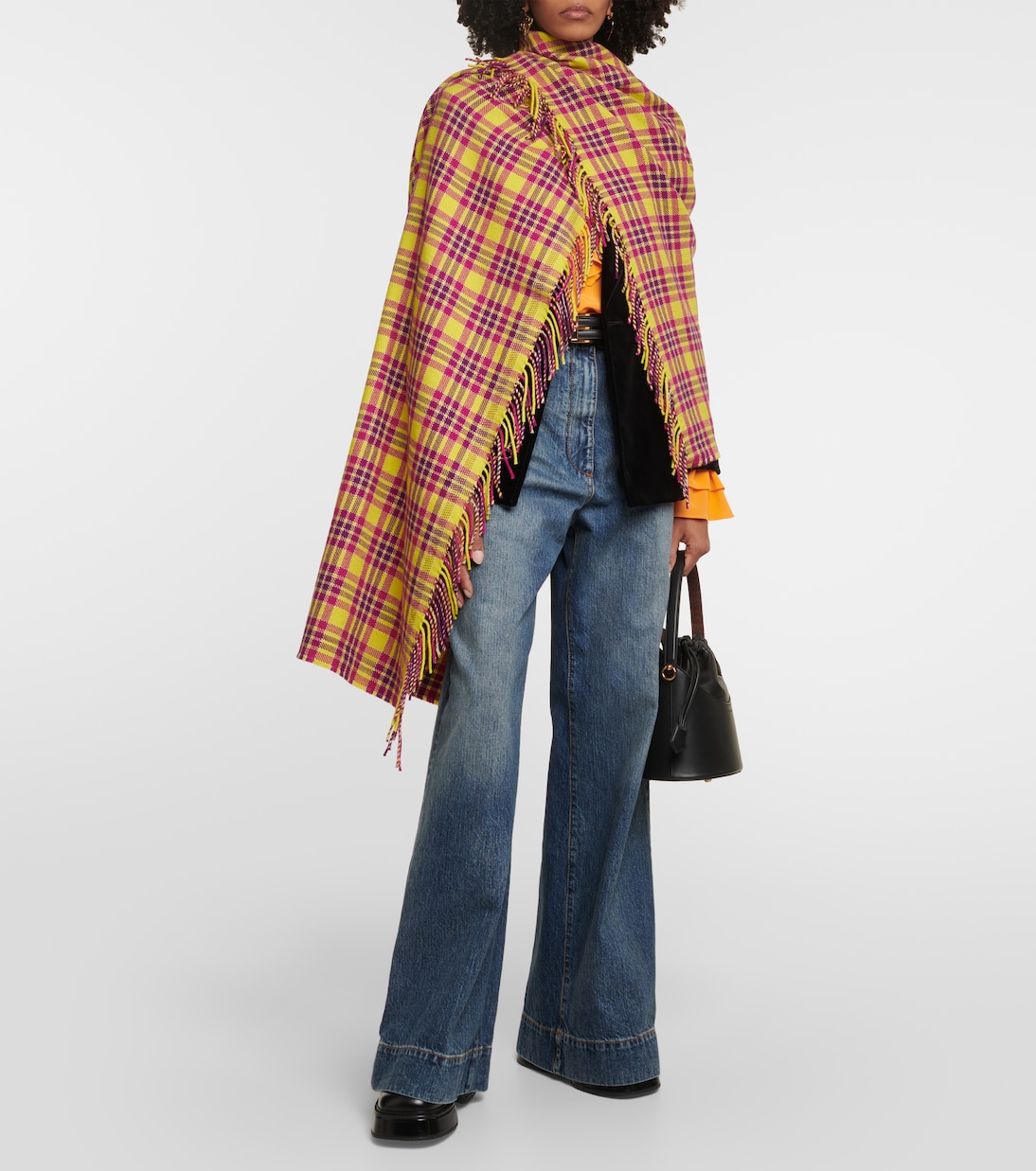 Bufanda de lana virgen a cuadros  | Etro