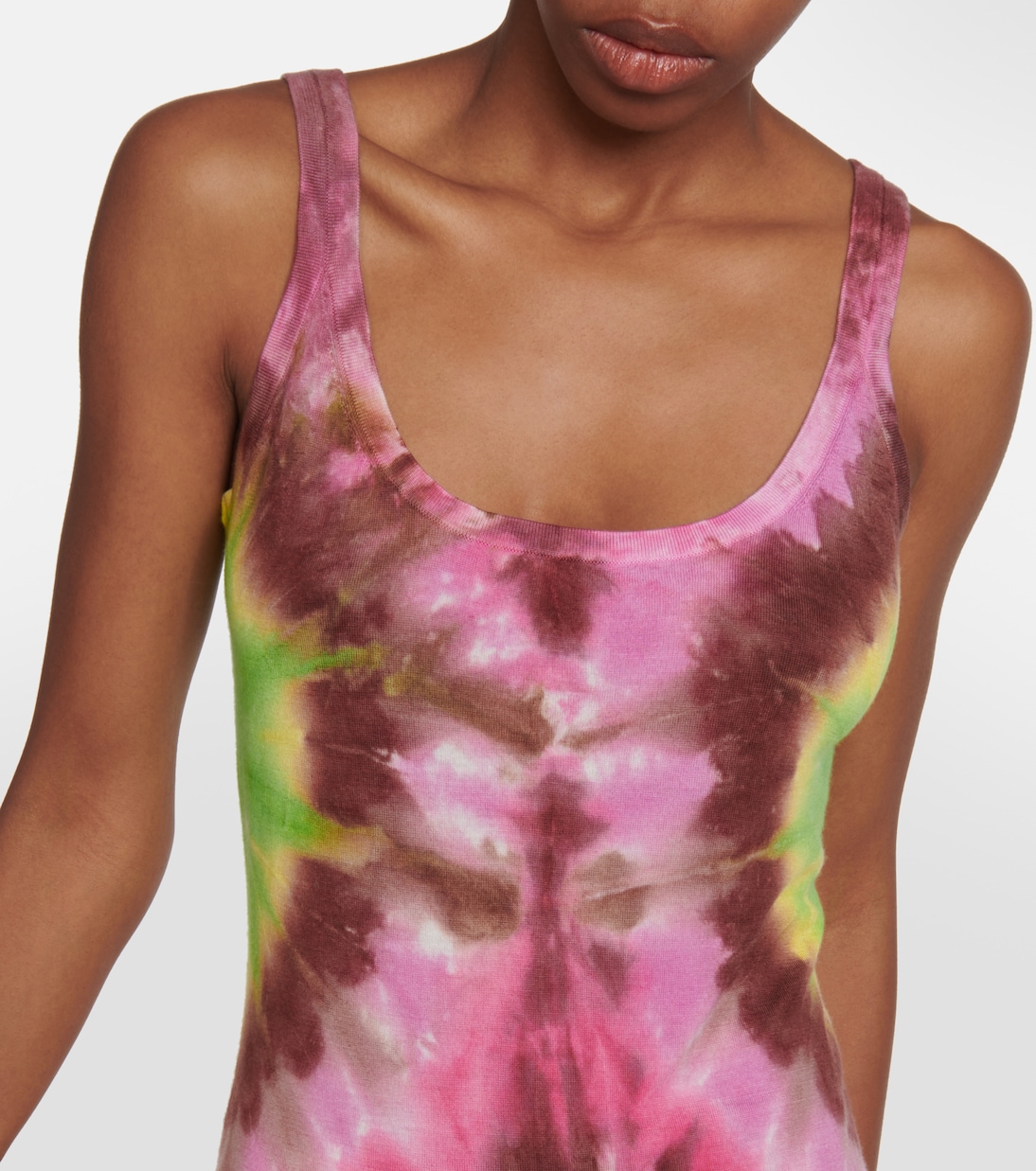 Graham tie-dye cashmere tank top | Gabriela Hearst