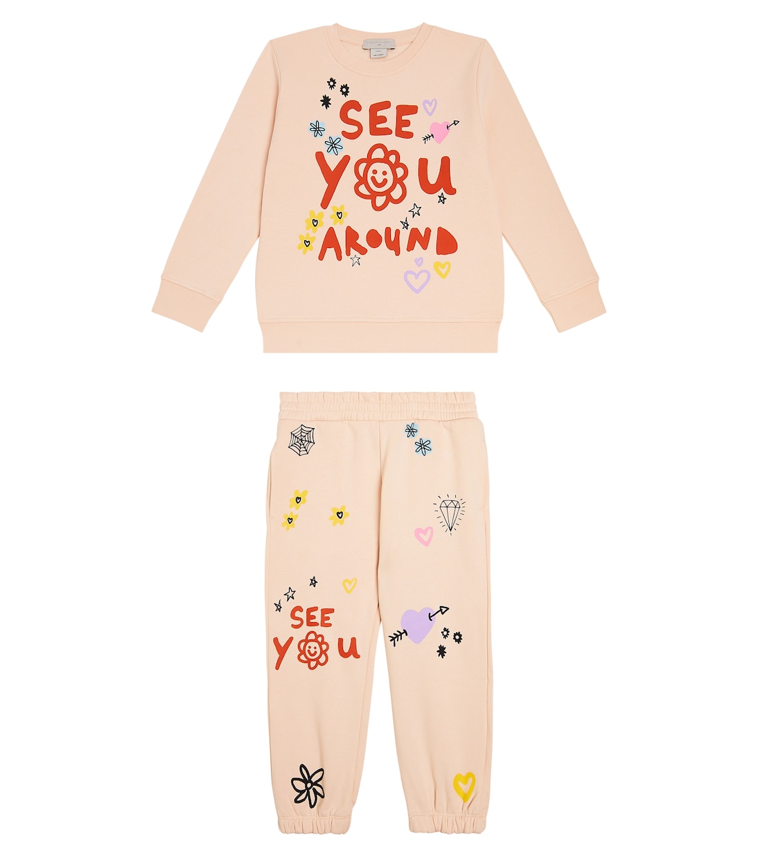 Chándal de forro polar de algodón | Stella McCartney Kids
