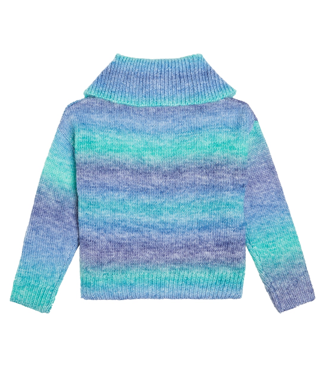 Pullover Flower con mezza zip | Jellymallow