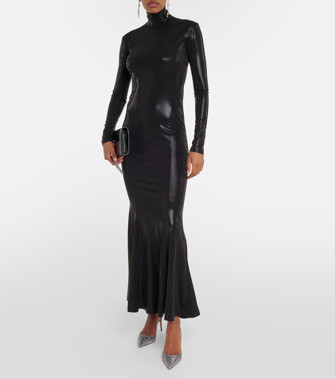 Maxikleid aus Lamé | Norma Kamali