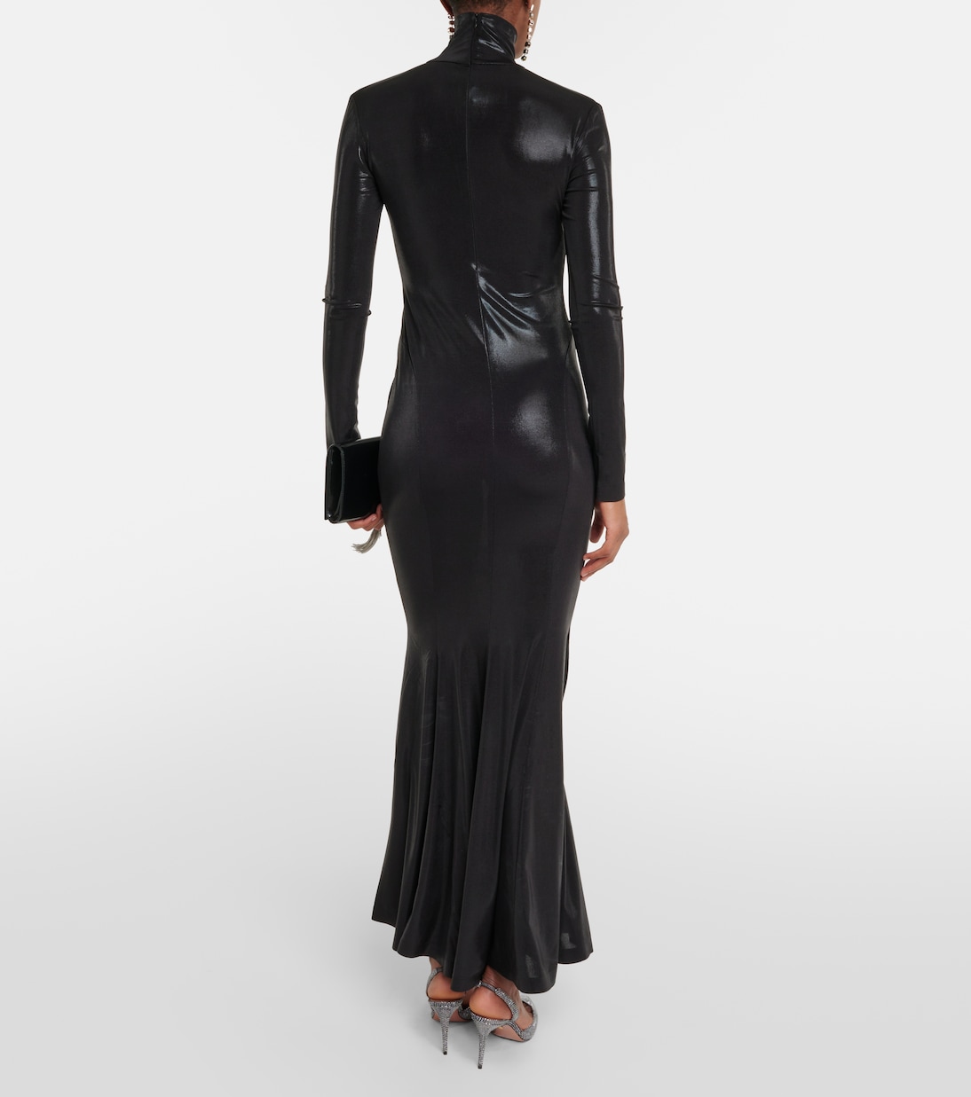 Maxikleid aus Lamé | Norma Kamali