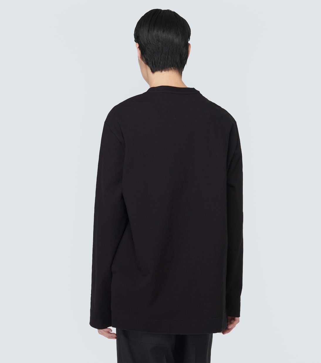 Oversize-Pullover aus einem Baumwollgemisch | Jil Sander
