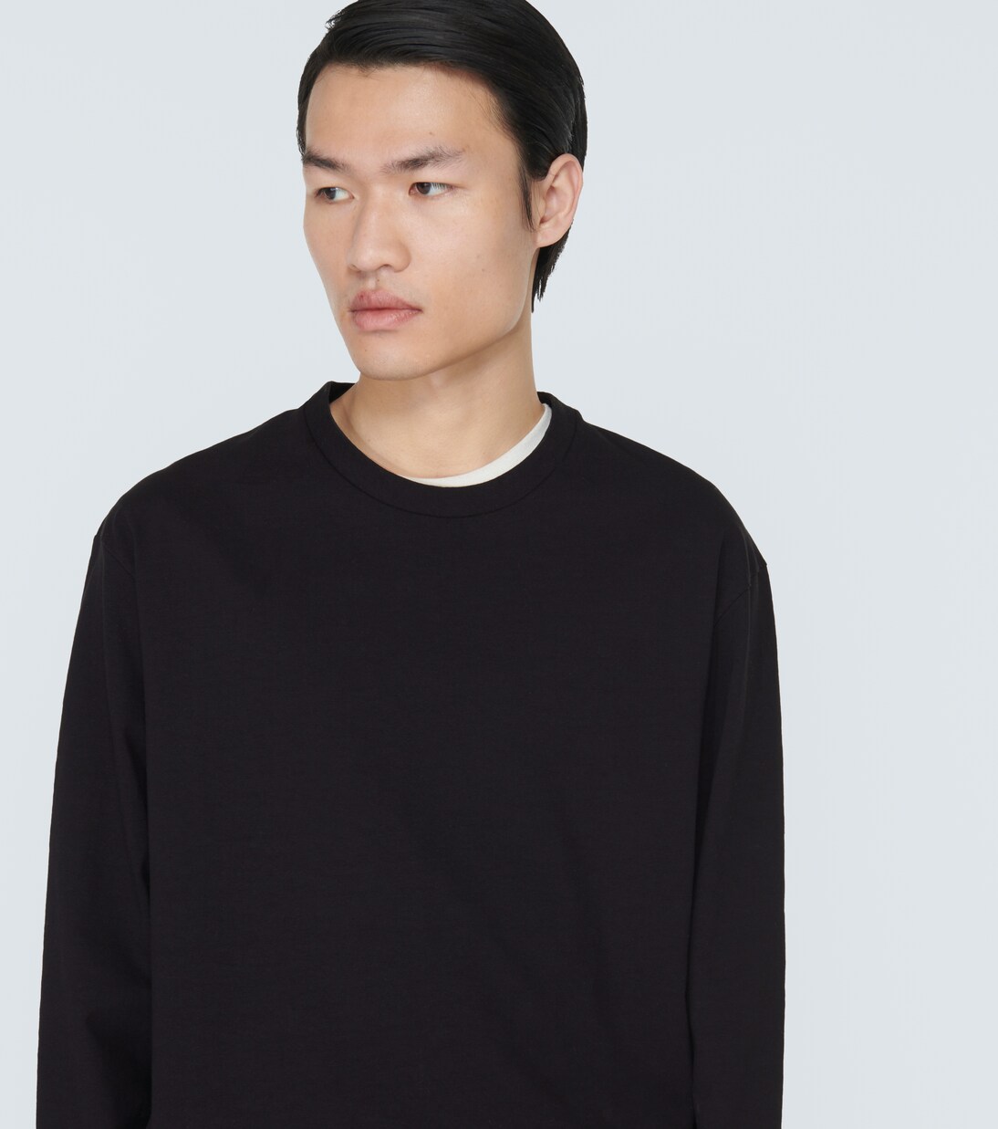 Oversize-Pullover aus einem Baumwollgemisch | Jil Sander