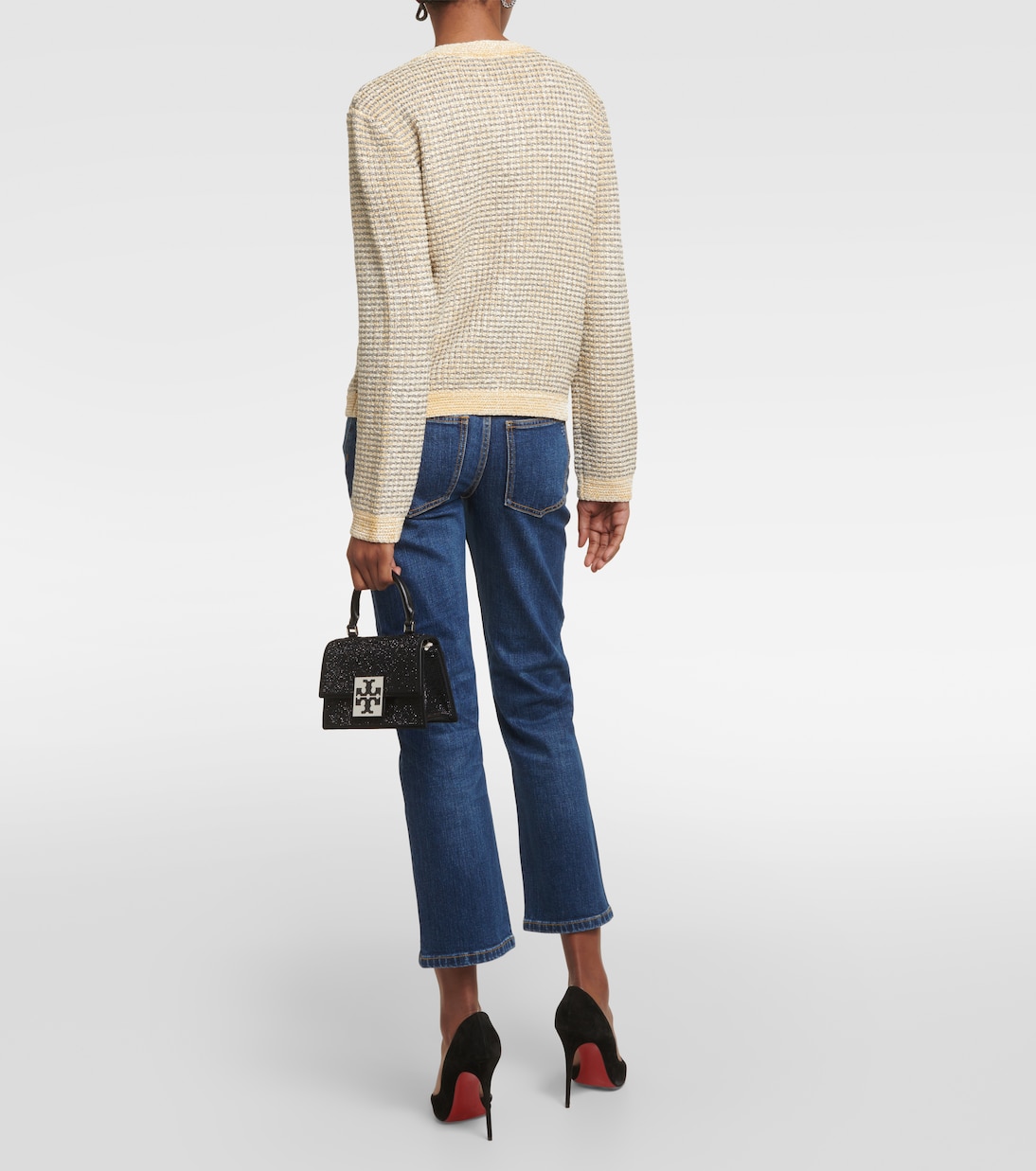 Cardigan Kendra aus Samt | Tory Burch