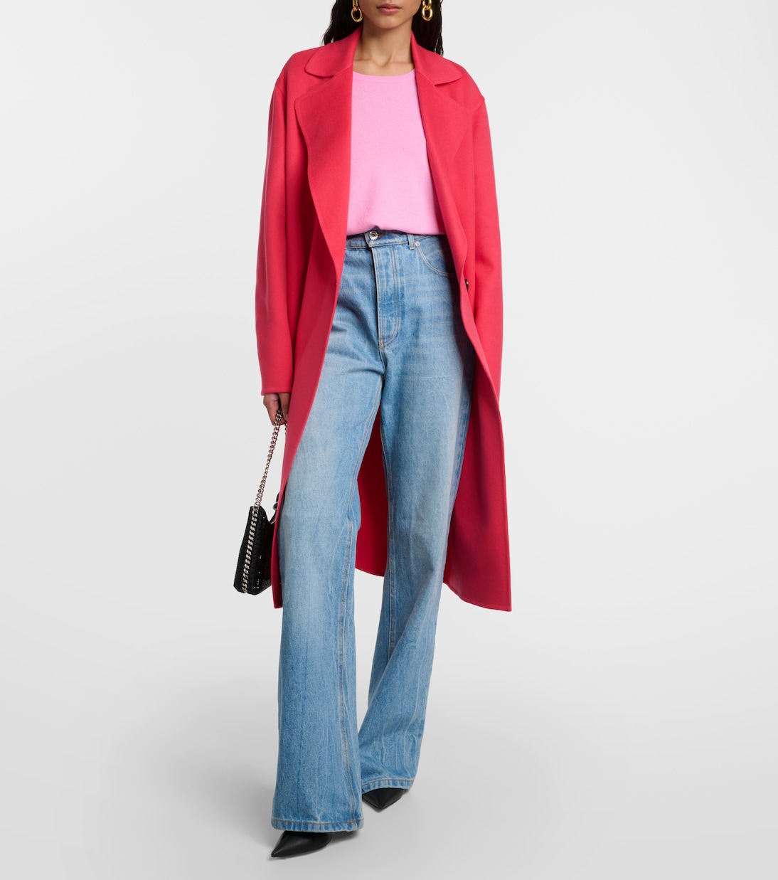 Abrigo cruzado de lana | Stella McCartney