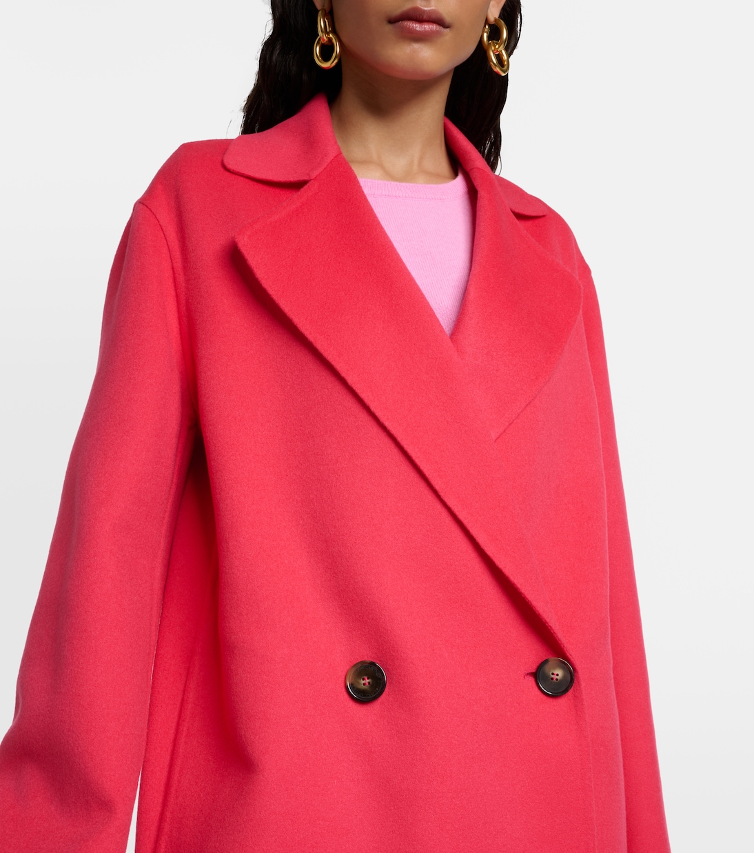 Abrigo cruzado de lana | Stella McCartney