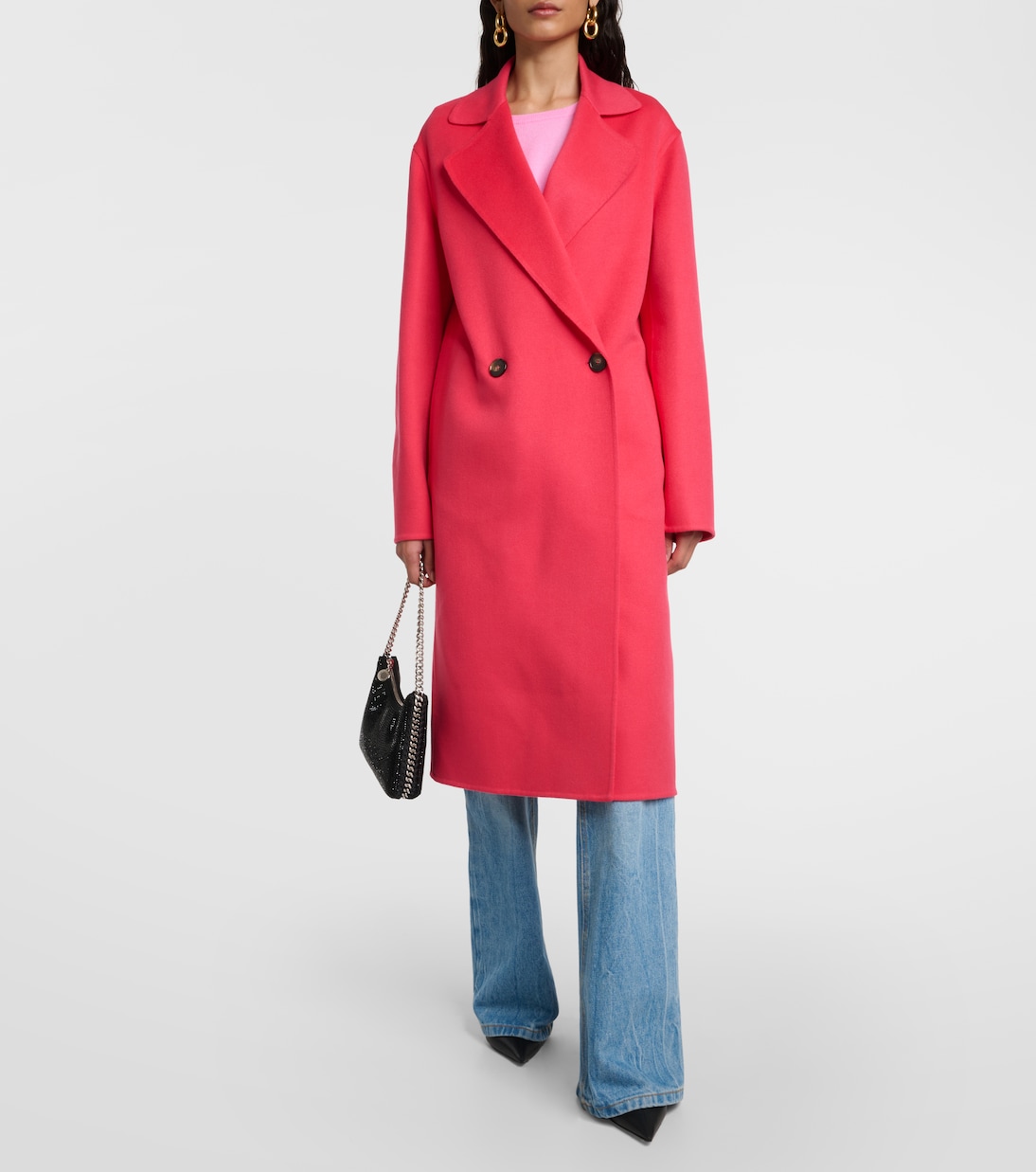 Abrigo cruzado de lana | Stella McCartney