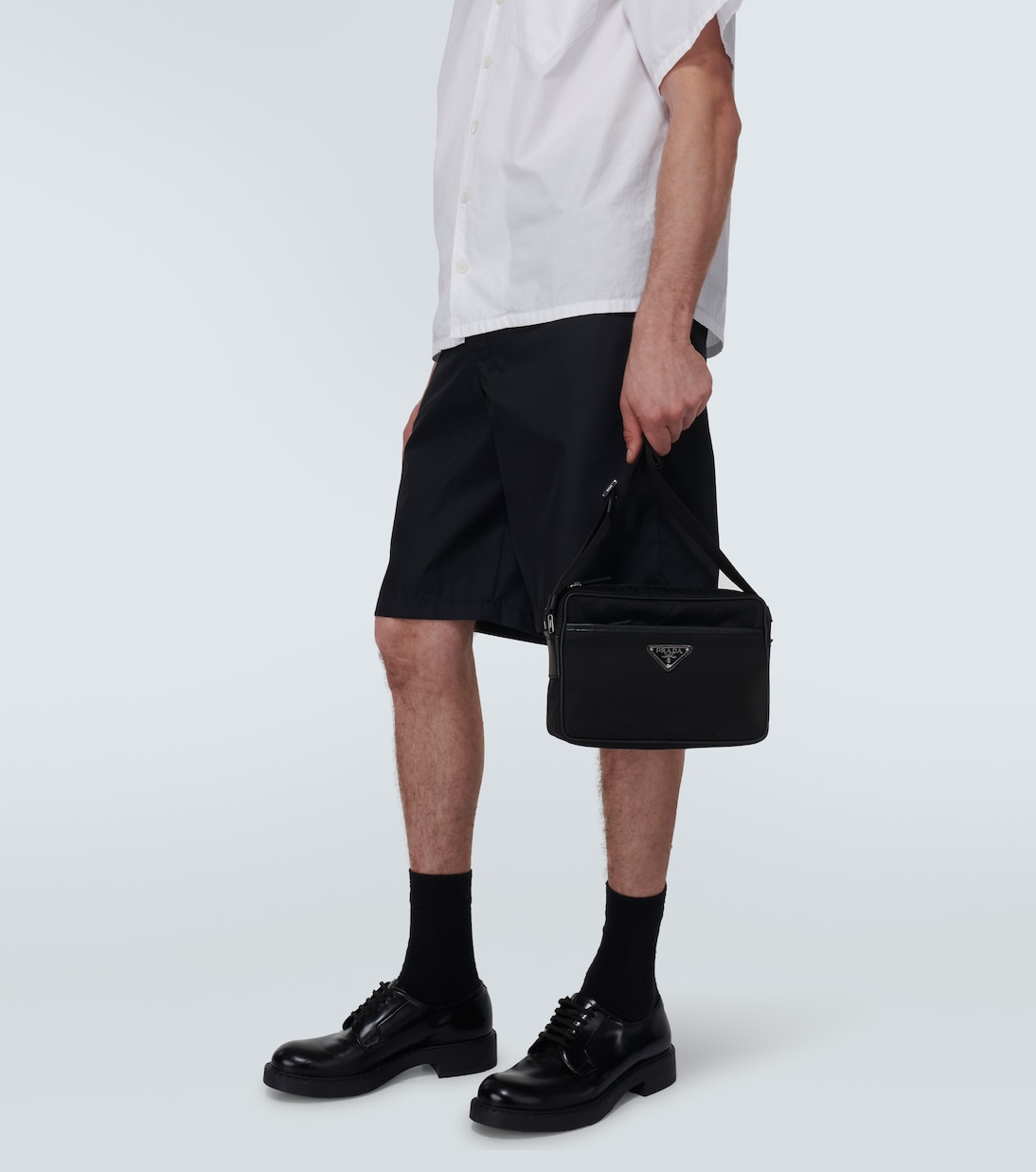 Messenger Bag aus Re-Nylon und Leder | Prada
