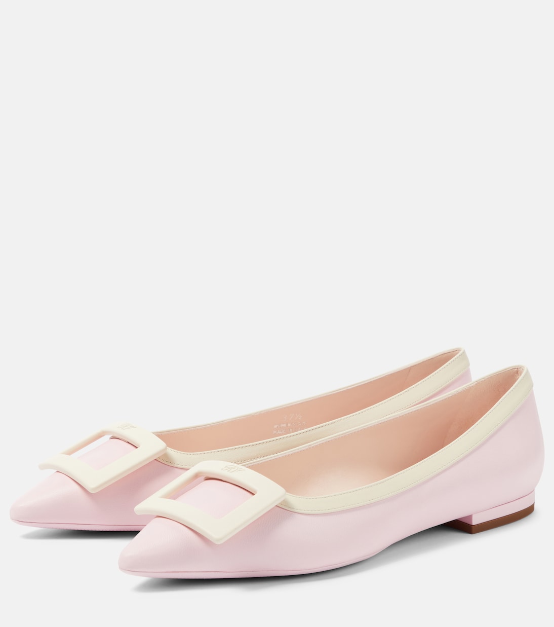 Ballerinas Gommettine Ball aus Leder | Roger Vivier