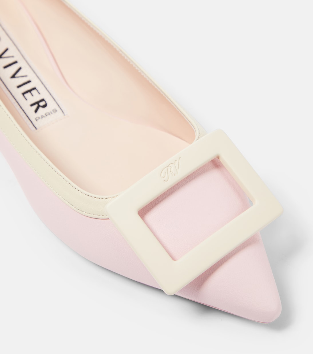 Ballerinas Gommettine Ball aus Leder | Roger Vivier