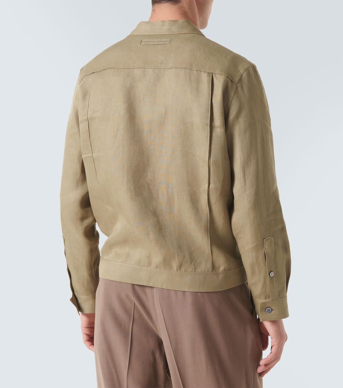 Hemdjacke aus Leinen | Zegna