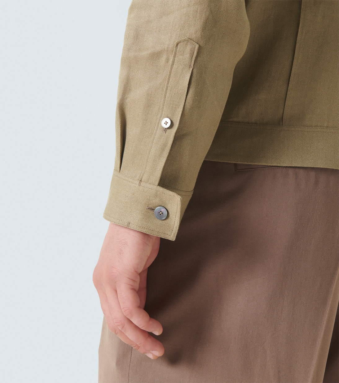 Hemdjacke aus Leinen | Zegna