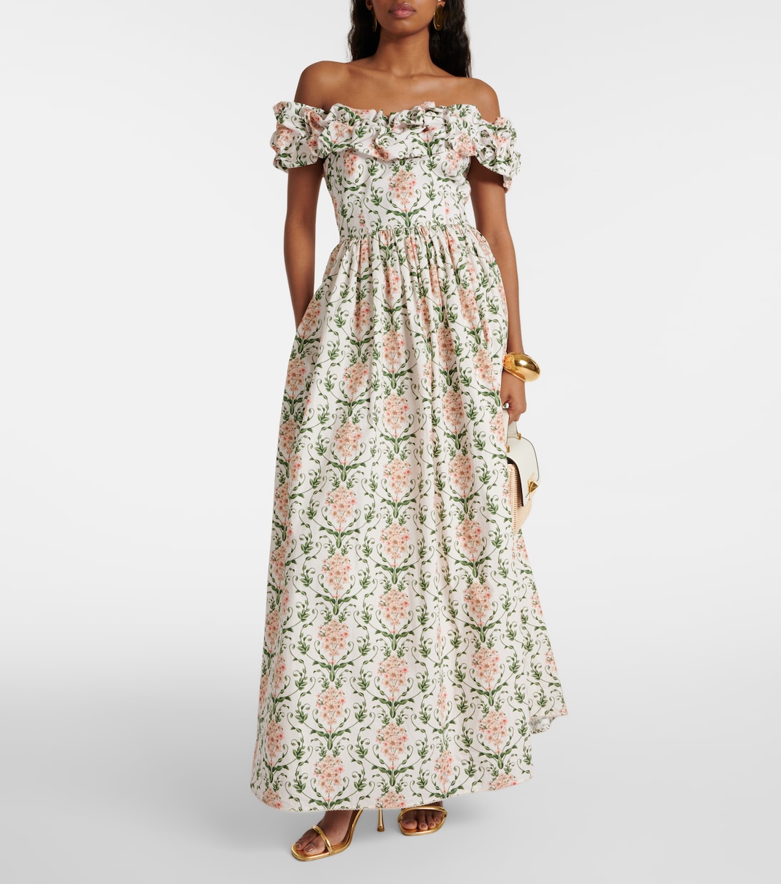 Maxikleid Espliego aus Baumwolle | Agua by Agua Bendita