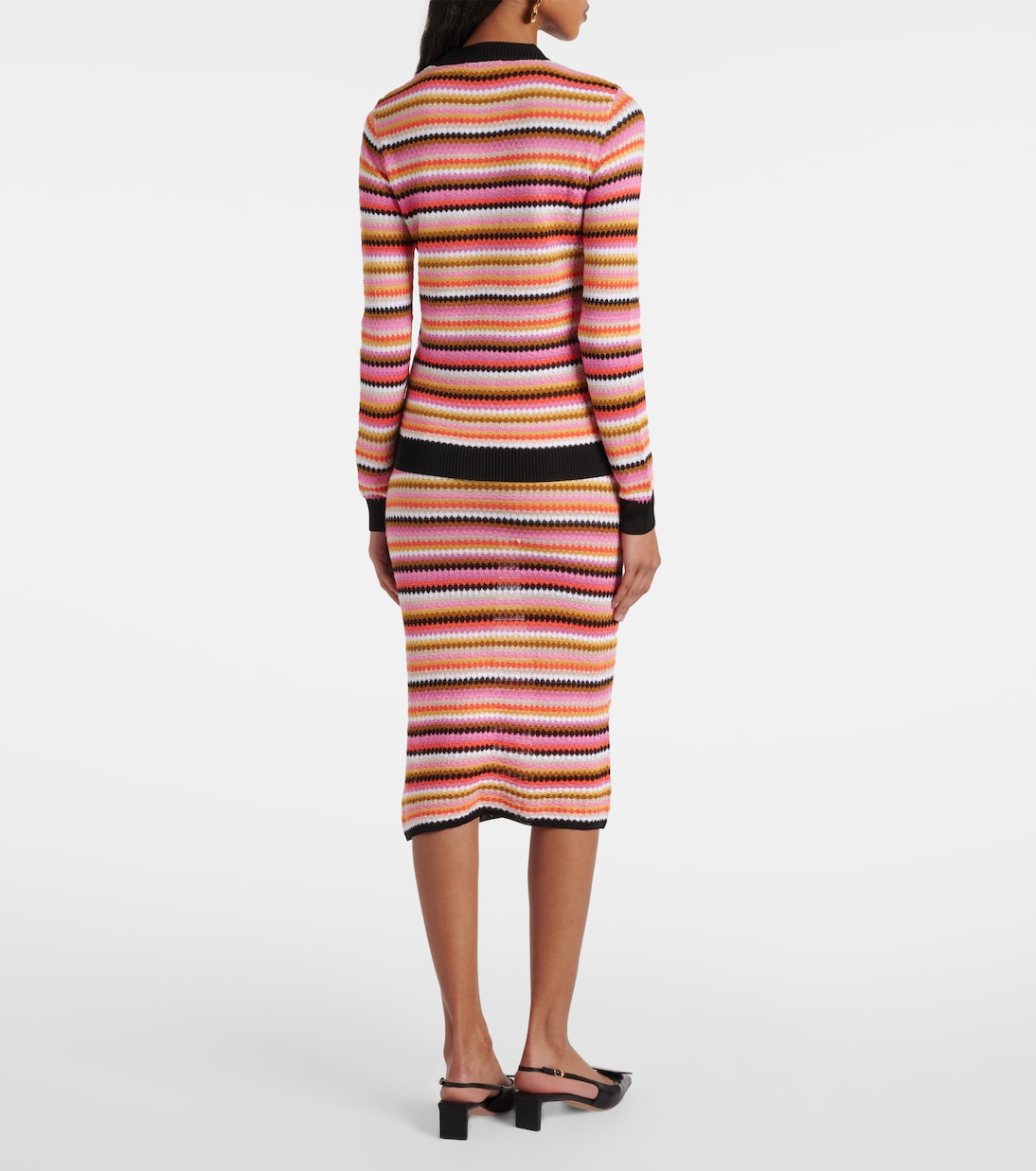 Striped cotton-blend cardigan | Missoni