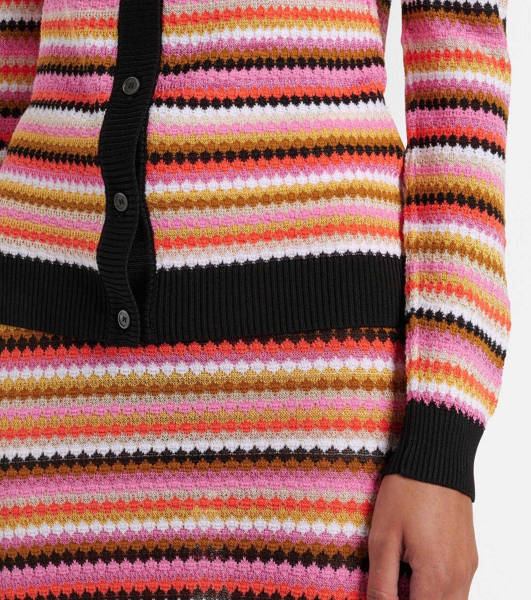 Striped cotton-blend cardigan | Missoni