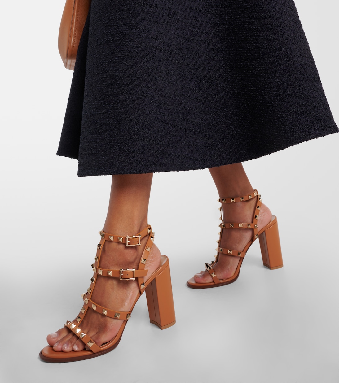 Rockstud 90 leather sandals | Valentino Garavani