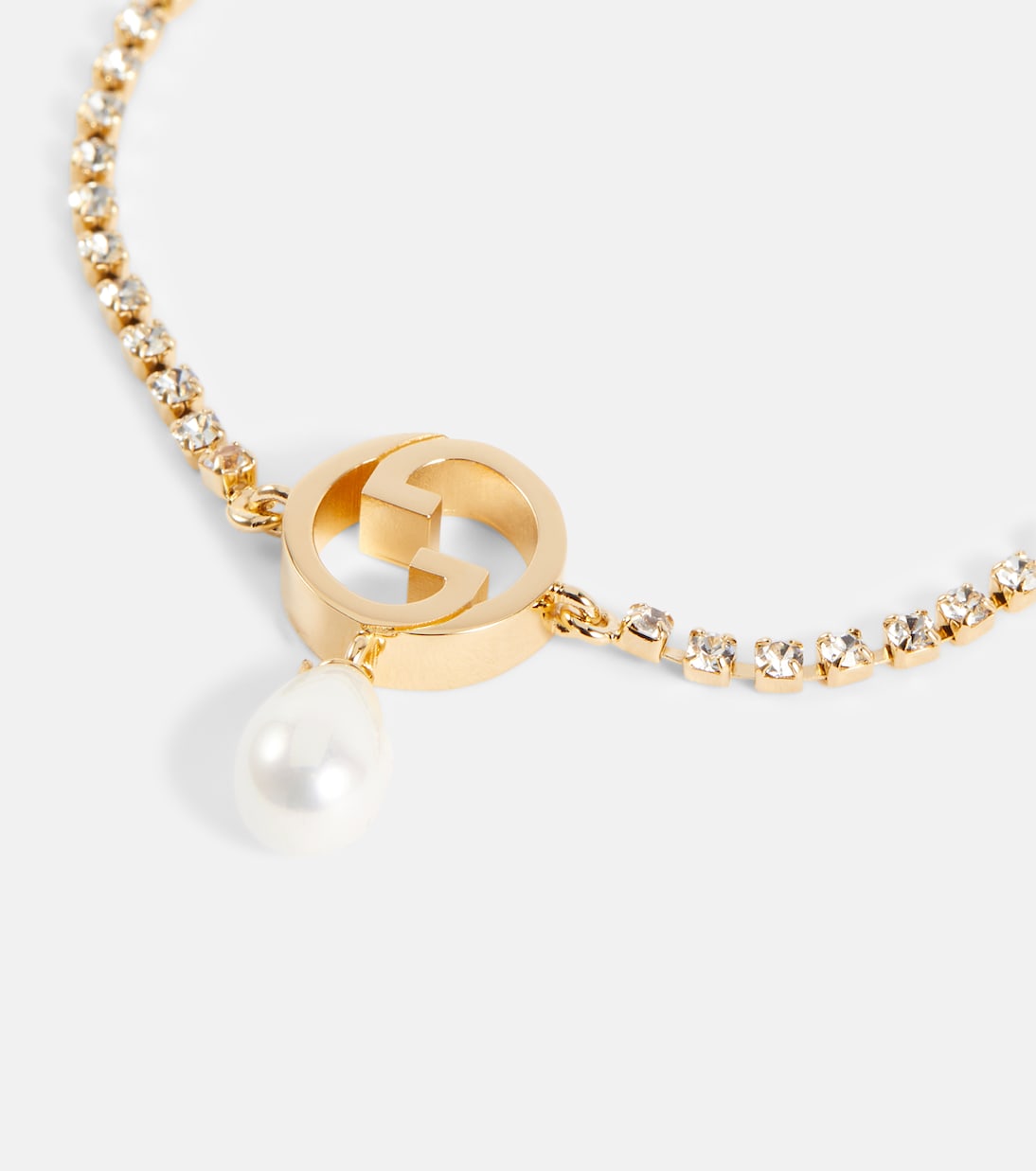 Bracelet Gucci Blondie à cristaux | Gucci