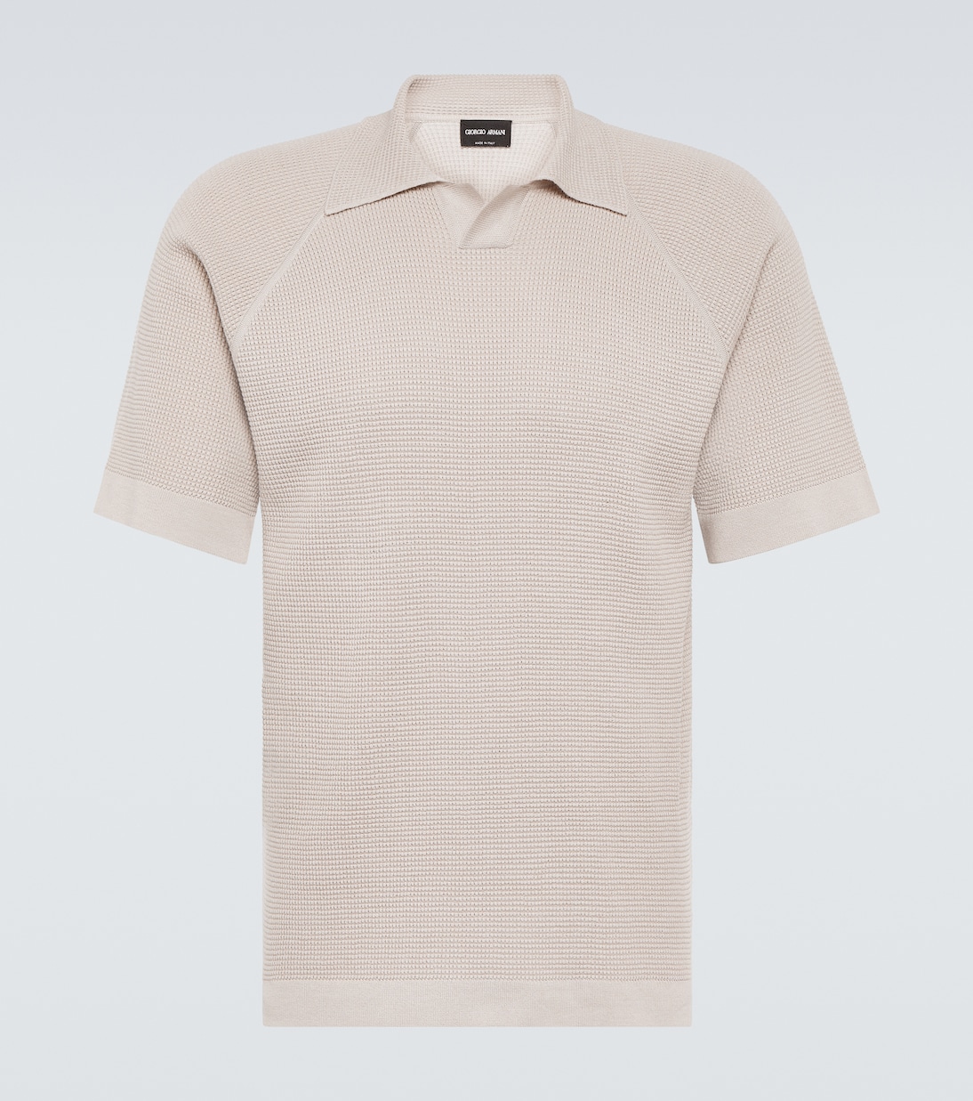 Polohemd aus Baumwolle und Kaschmir | Giorgio Armani